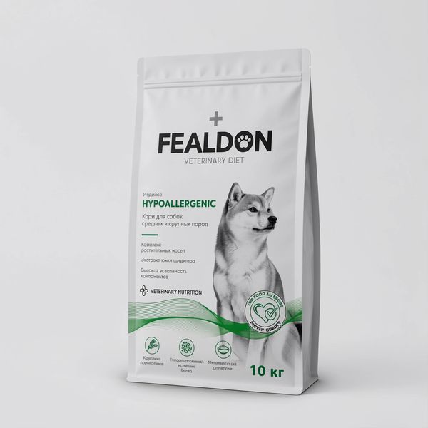 Сухой корм для собак Fealdon HYPOALLERGENIC средних и крупных пород