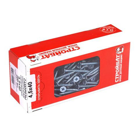 Саморезы универсальные 4,5x40 (белый цинк 200 шт)