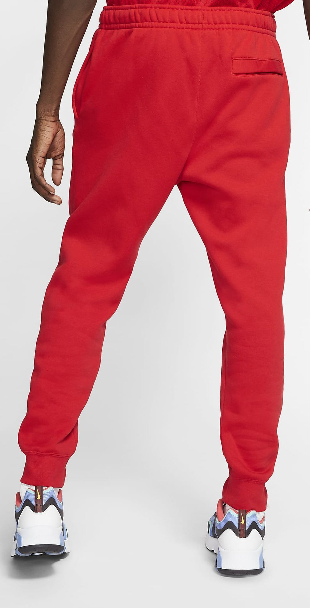 Мужские теннисные штаны Nike Sportswear Club Fleece M - красный