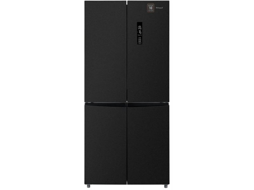 Холодильник Weissgauff WCD 450 XB NoFrost черный