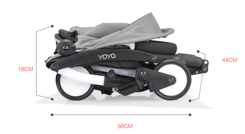 Детская коляска Yoya 6+ серая напрокат