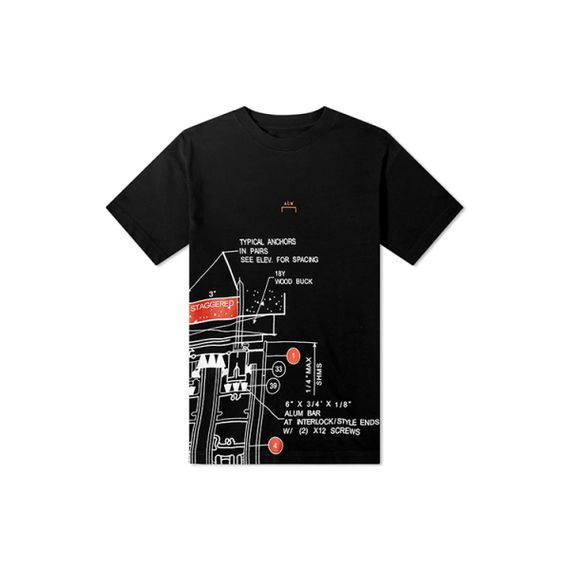 A-COLD-WALL* SS20 Blueprint Tee logo T