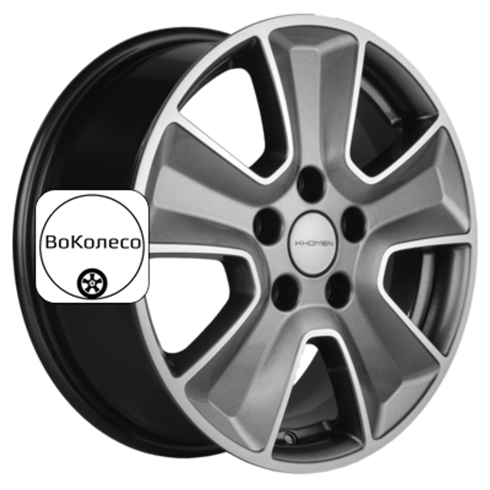 6,5x16/5x114,3 ET43 D67,1 KHW1601 (Huyndai/Kia) Gray-FP Khomen Wheels