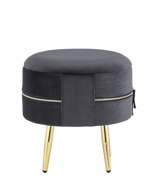 Пуф Тильда велюр антрацит