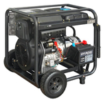 Электростанция дизельная с воздушным охлаждением HYUNDAI DHY 10000LE открытая