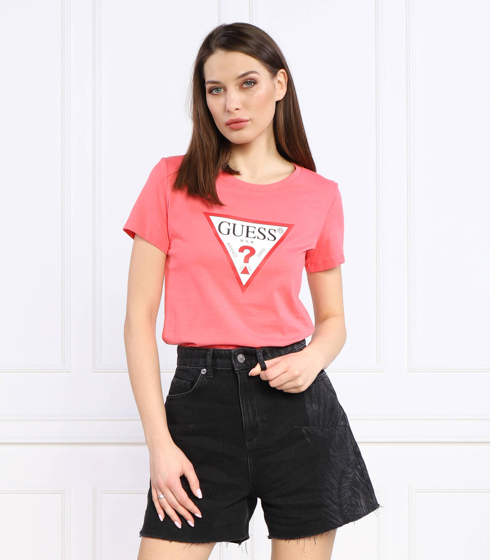 Футболка ORIGINAL GUESS - розовый(W1YI1B I3Z11)