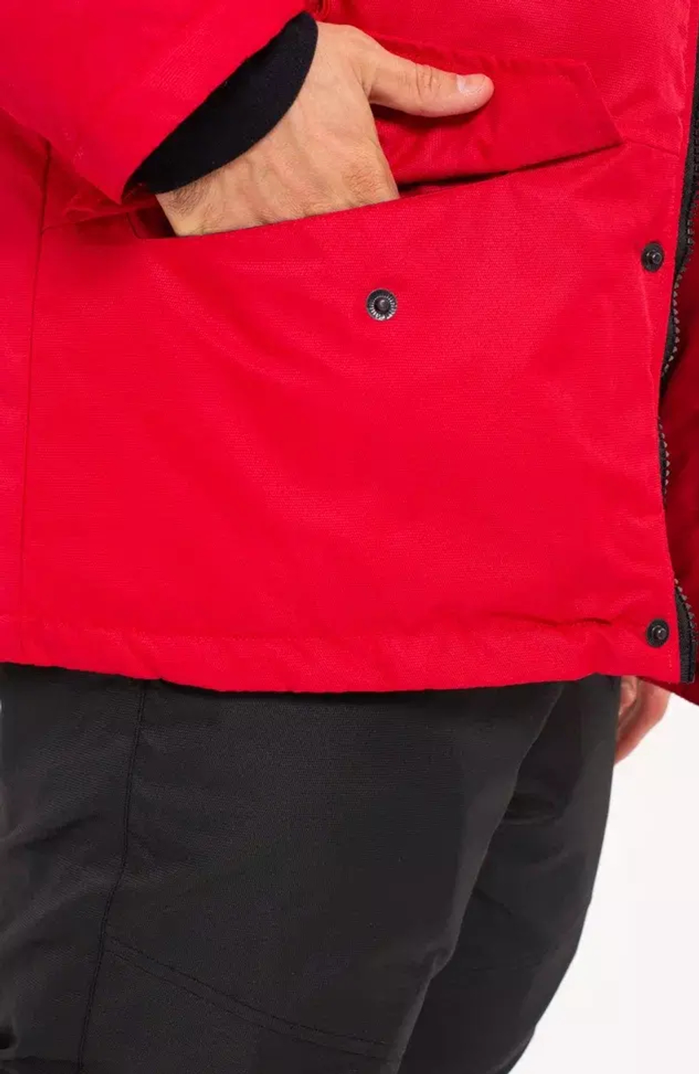 Зимний мужской костюм-поплавок ONERUS "Фишер -45" (Таслан) Красный/Черный