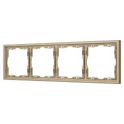 Рамка пластиковая FRM-NOBE-SFPL-4-GD (Arlight, -) 054225
