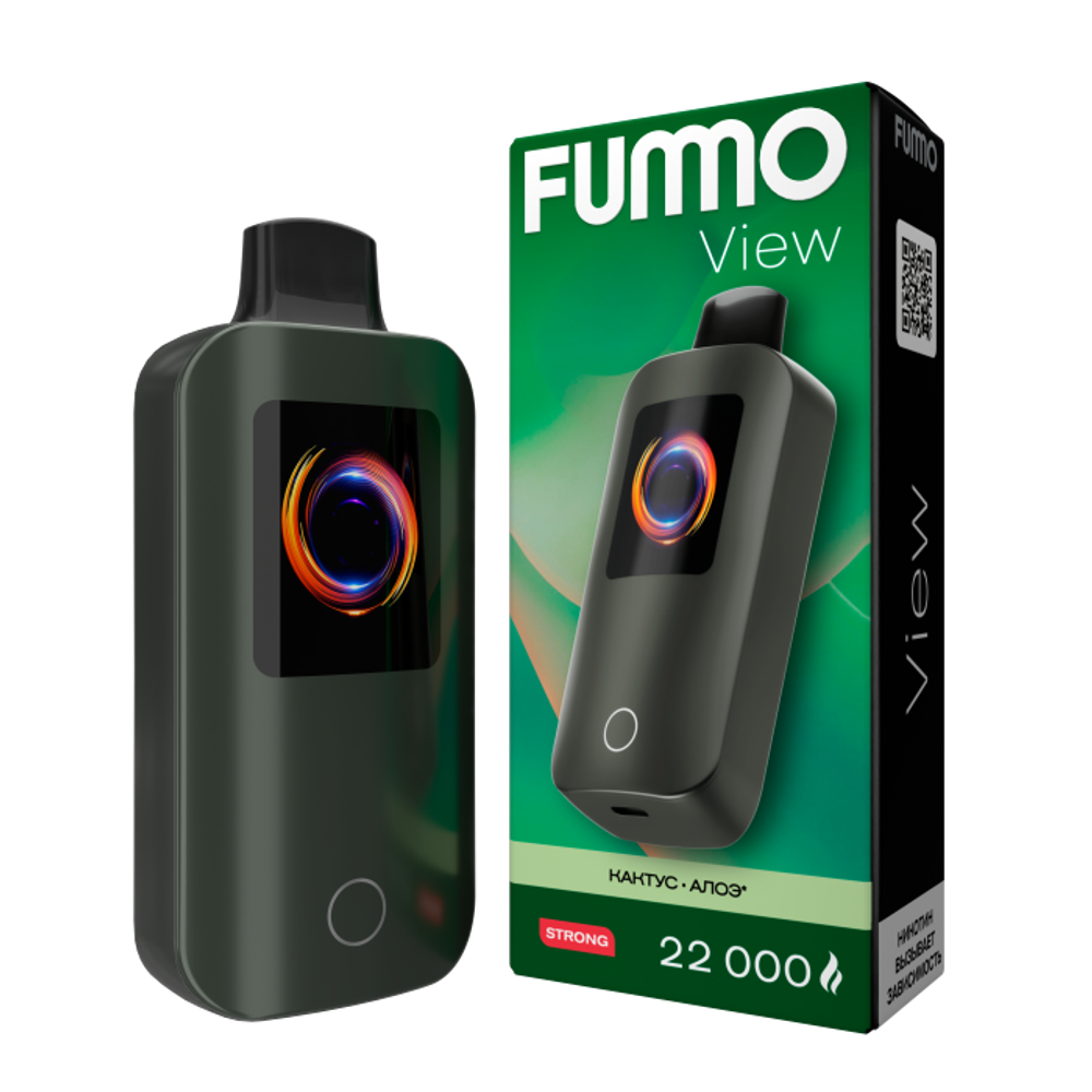 Одноразовая электронная сигарета Fummo View Strong 22000 - Кактус Алоэ (22000 затяжек) Одноразовая электронная сигарета Fummo View Strong 22000 - Кактус Алоэ (22000 затяжек)
