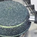 Сковорода 20см Сияние Green с несъемной ручкой, с2051Gr