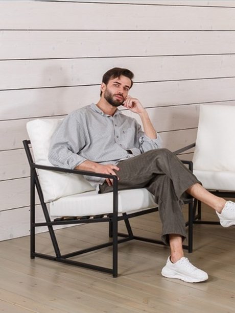 Кресло (Mateo), кожа ЭКО White (Белый) / 1шт.