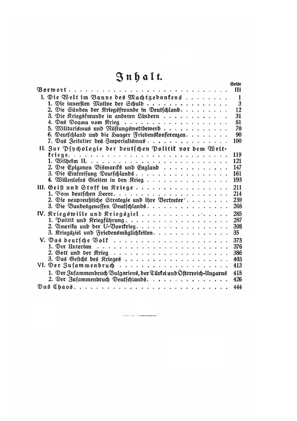 Die Tragödie Deutschlands. Im Banne des Machtgedankens bis zum Zusammenbruch des Reiches | F.C.Endres