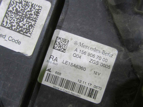 Битая Фара правая Mercedes GLA x156 (2017-2020) LED