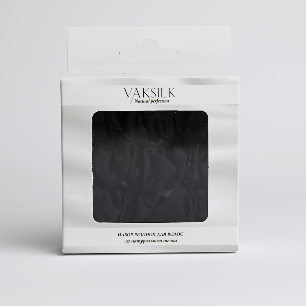 Набор резинок для волос "Medium" чёрный