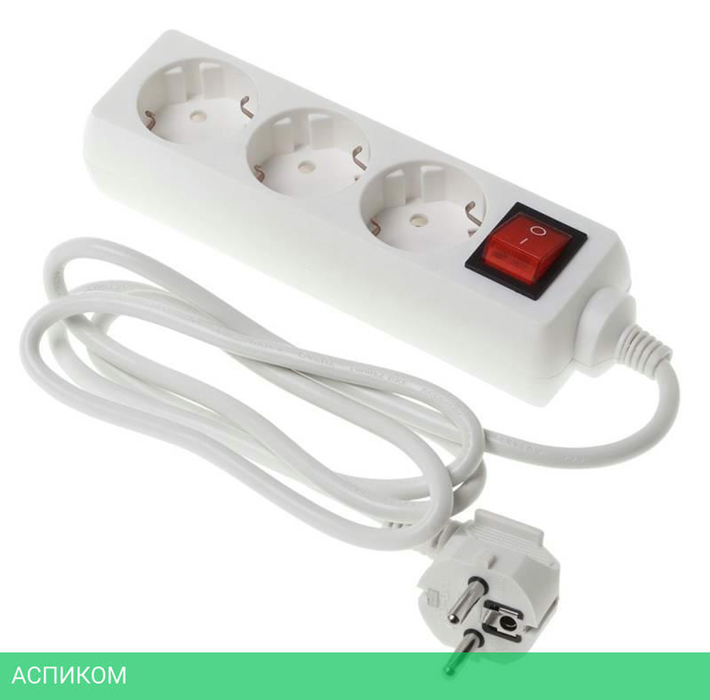 Удлинитель Buro BU-PS3.1/W