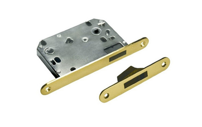 Замок с магнитной защелкой MORELLI MM 2070M-WC-PG под завертку золото