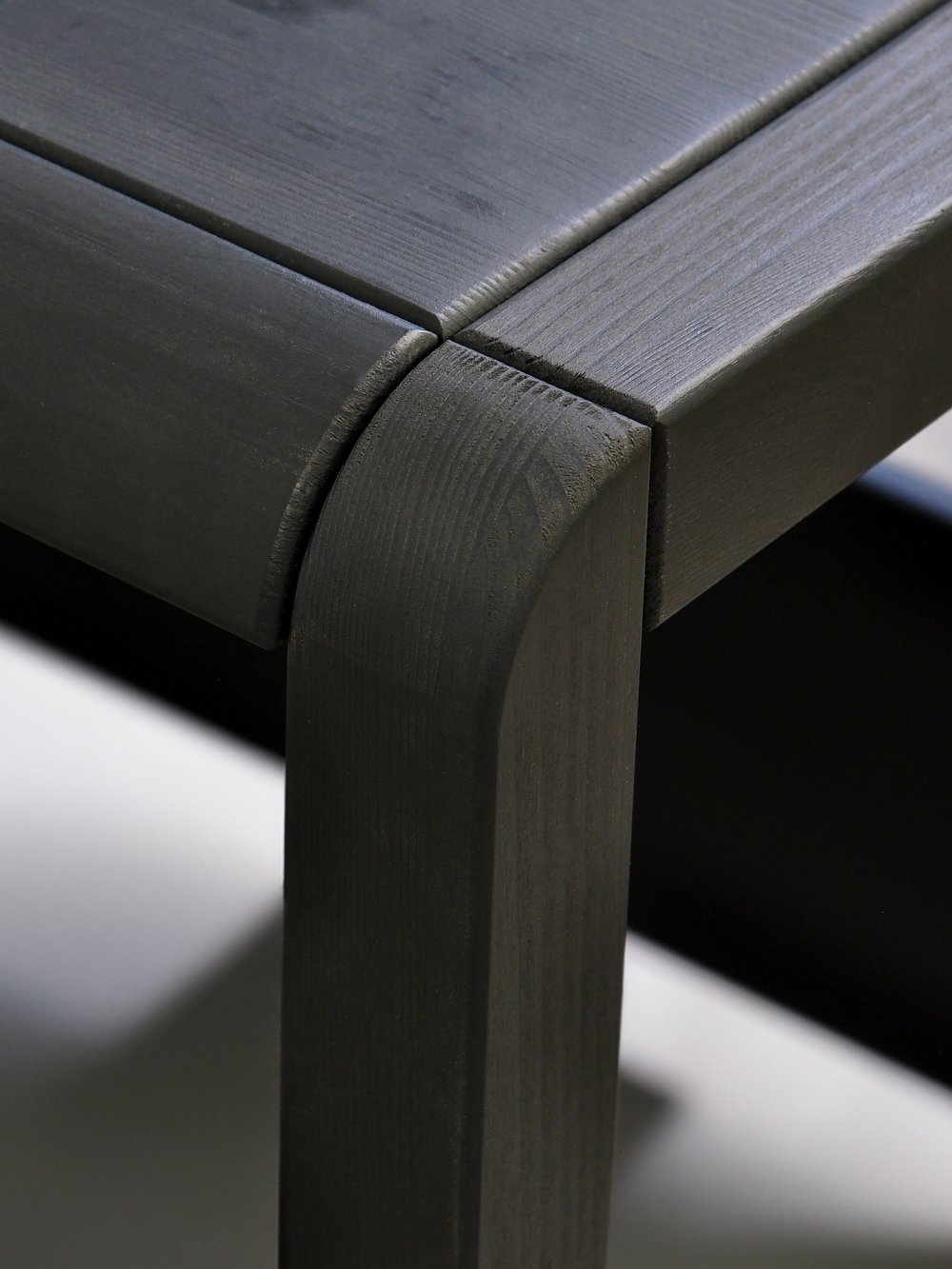 Стол компьютерный Мадейра из натуральной сосны, деревянный, серый