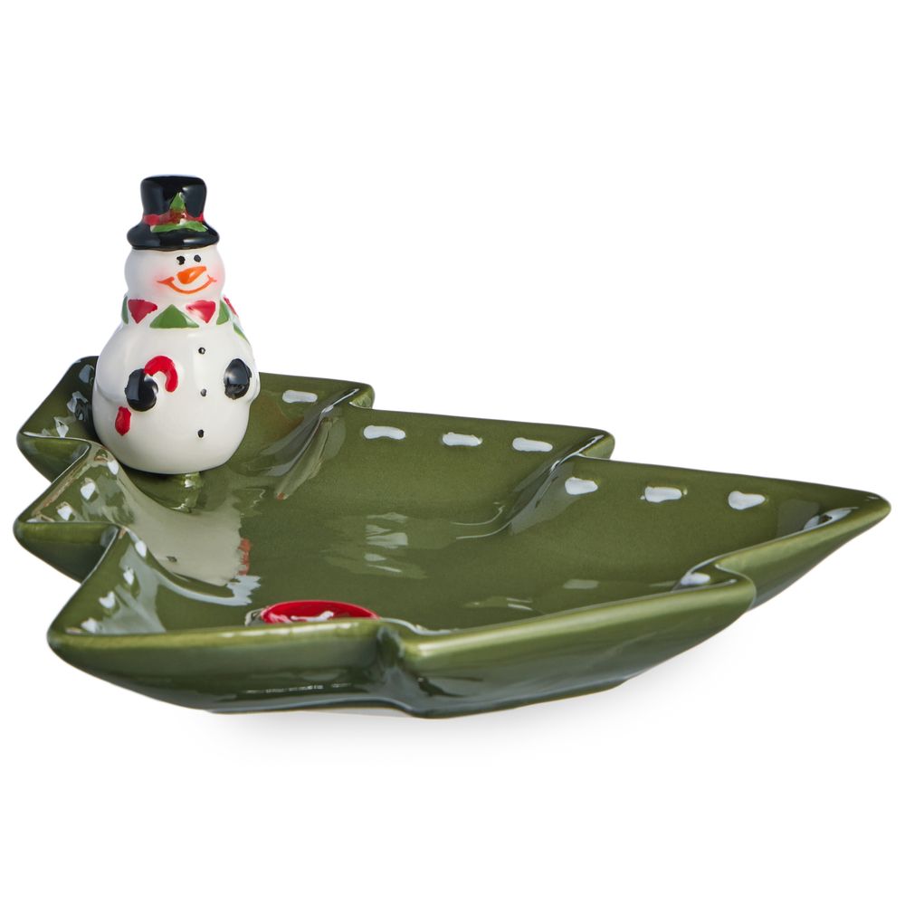 БЛЮДО СЕРВИРОВОЧНОЕ КОЛЛЕКЦИЯ "CHRISTMAS GIFT" 21*20,5*10 СМ