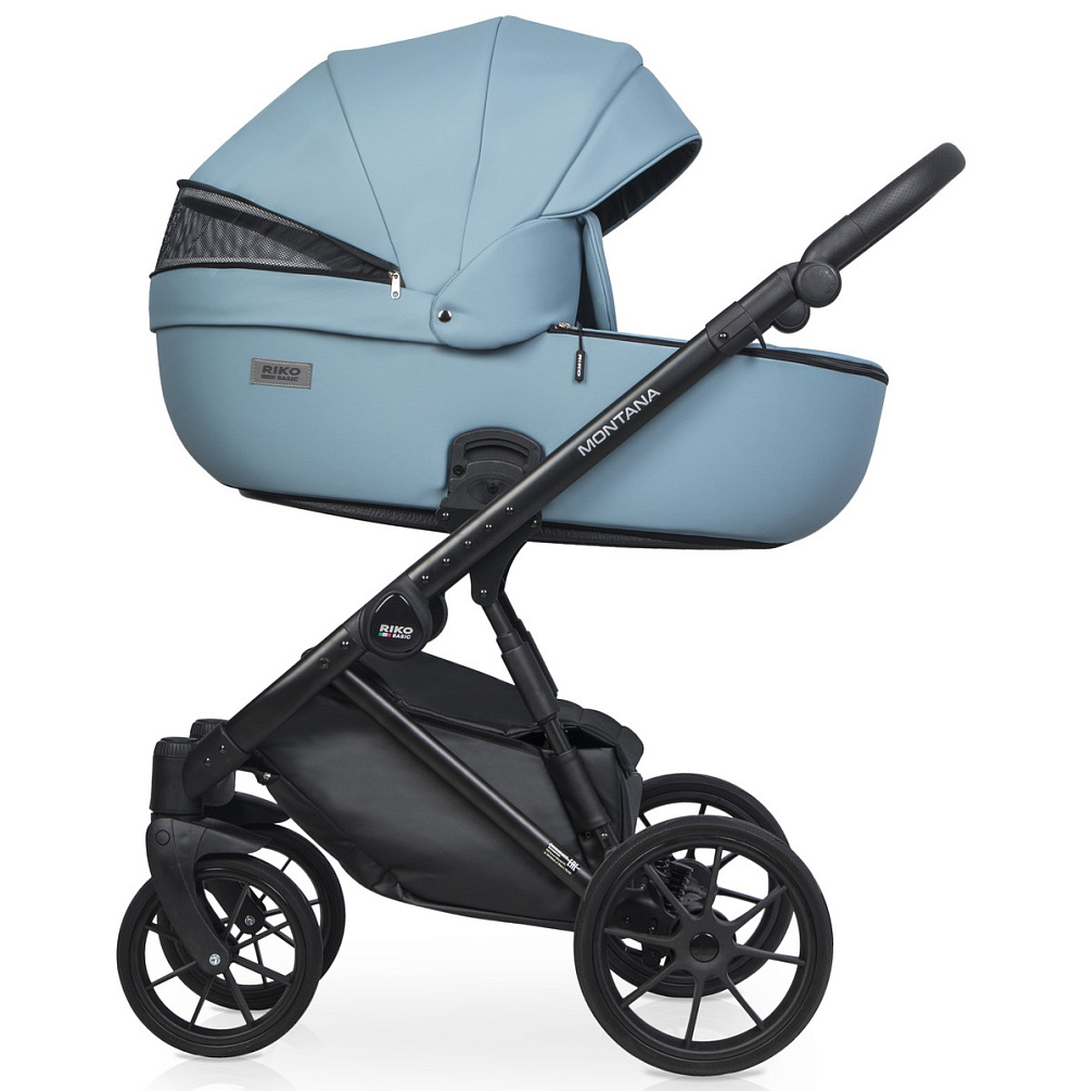 Детская коляска Riko Basic Montana Ecco 3 в 1 16 Blue
