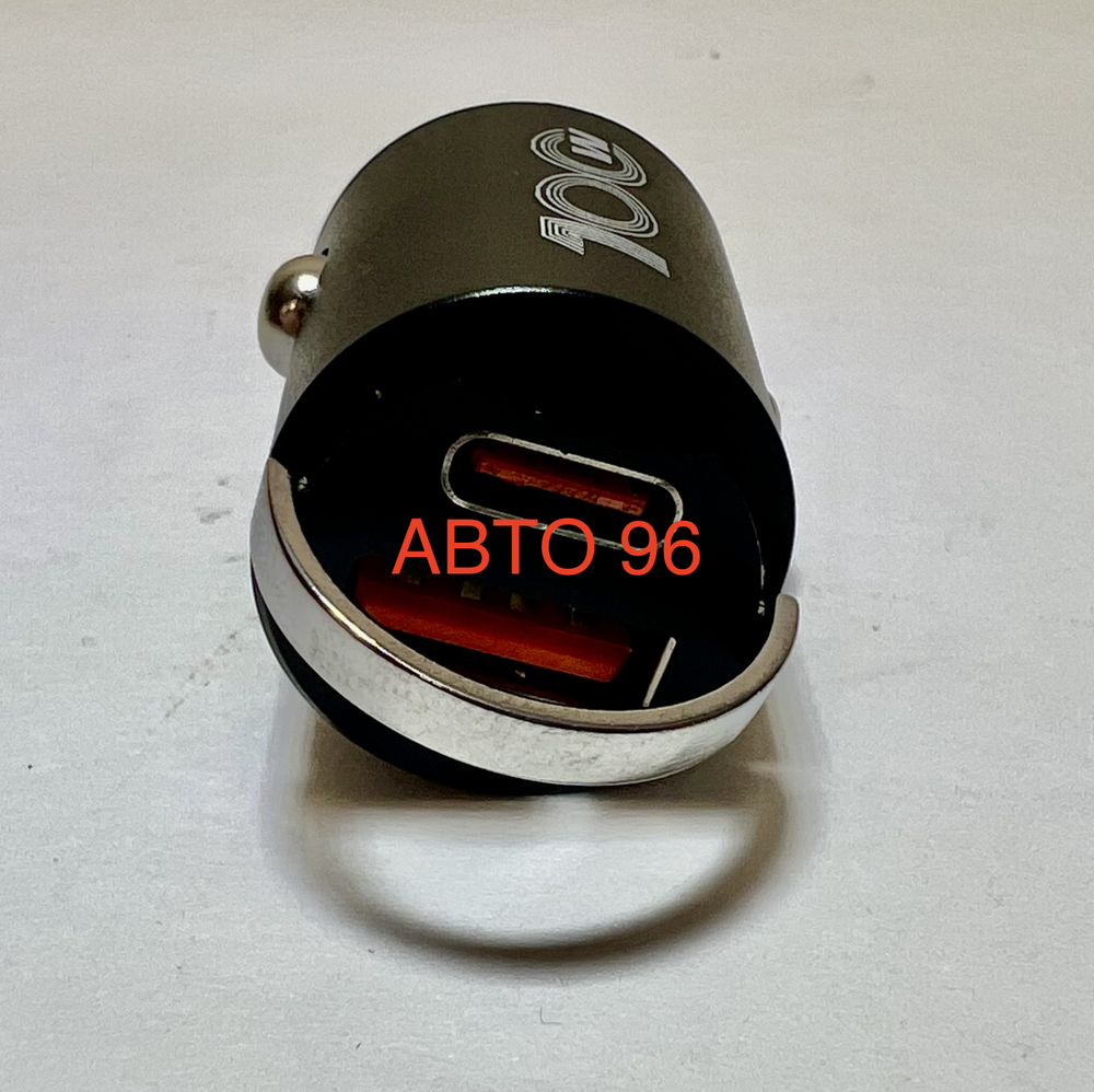 Автомобильное зарядное устройство Lifepro, PD30W+QC4.0 (55W), c кабелем в комплекте (за комплект) Оптом