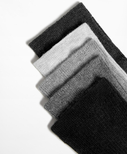 Oysho 5 пар хлопковых классических носков, серый