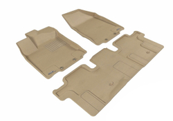 Коврики салона Sotra 3D Lux для Infiniti JX (QX60) 2013 / Nissan Pathfinder 2014 бежевые. Артикул ST 74-00515