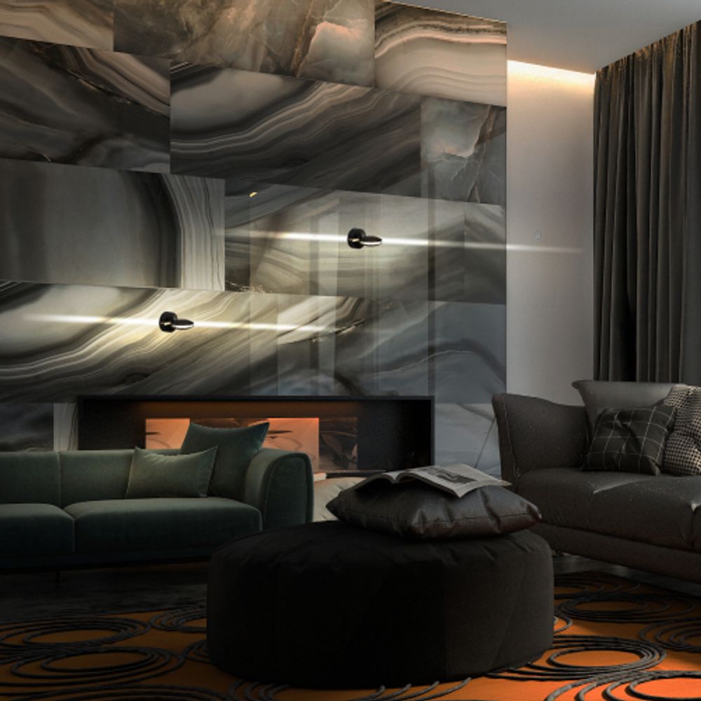 Декоративная подсветка ЭРА WL44 BK светодиодная 9Вт 3500К черный IP54 для интерьера, фасадов зданий