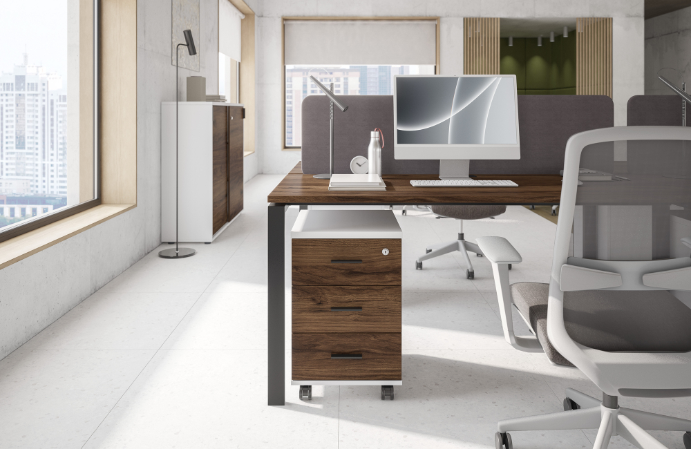 Стол рабочий на металлокаркасе SG.205.WH.63 СИГМА (SIGMA) МК60х30