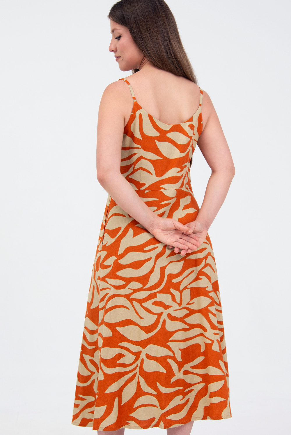 Сарафан женский 4662з, Абстракция #363Аба084662з