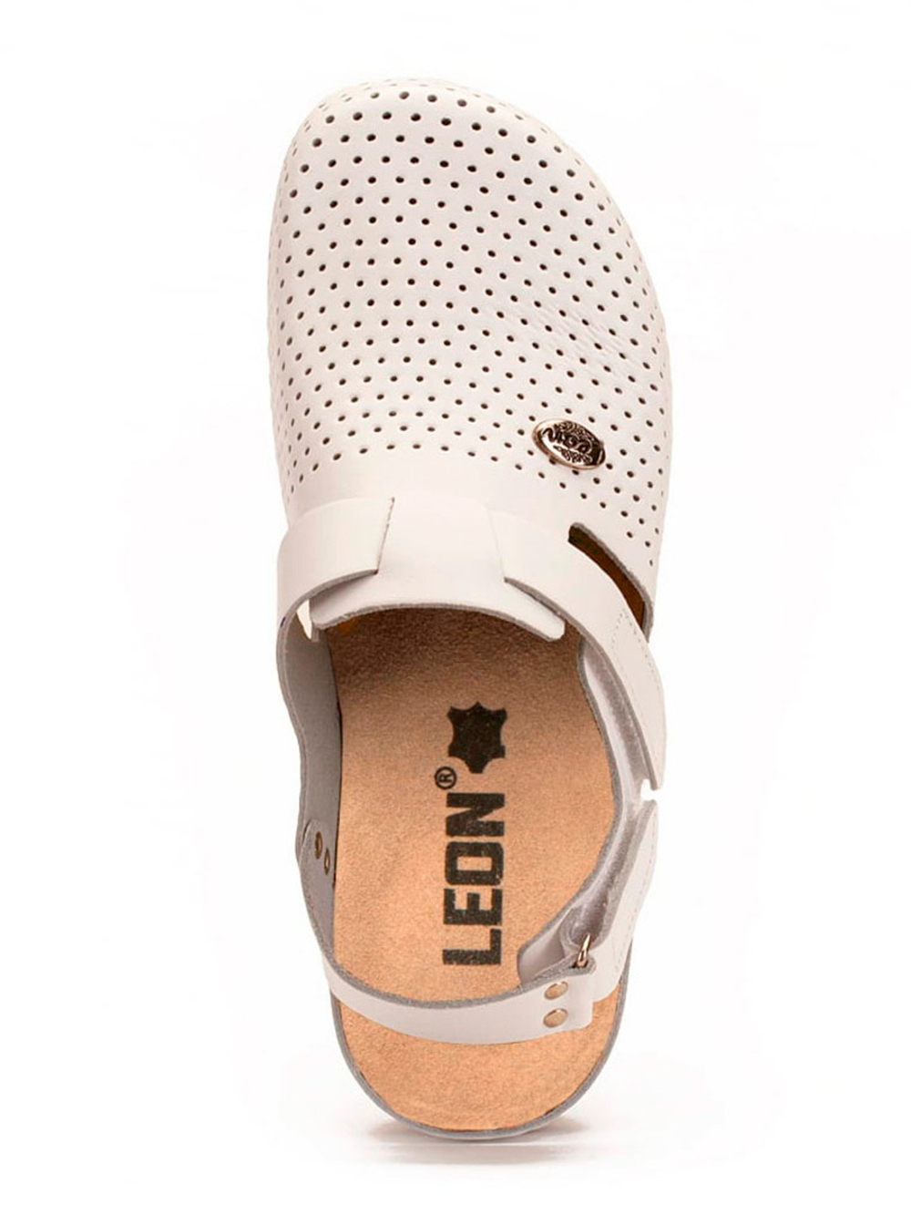 Тапочки-сабо Леон 951 женские на липучках, черные, 37