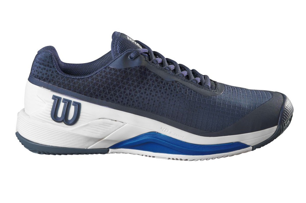 Теннисные кроссовки Wilson Rush Pro 4.0 Clay - navy blazer/white/lapis blue - White Blue