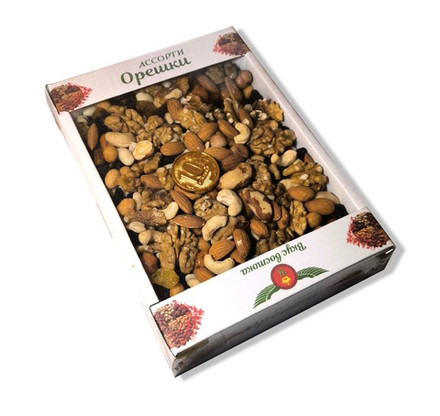 Смесь ореховая "Ассорти" с изюмом " 500г.