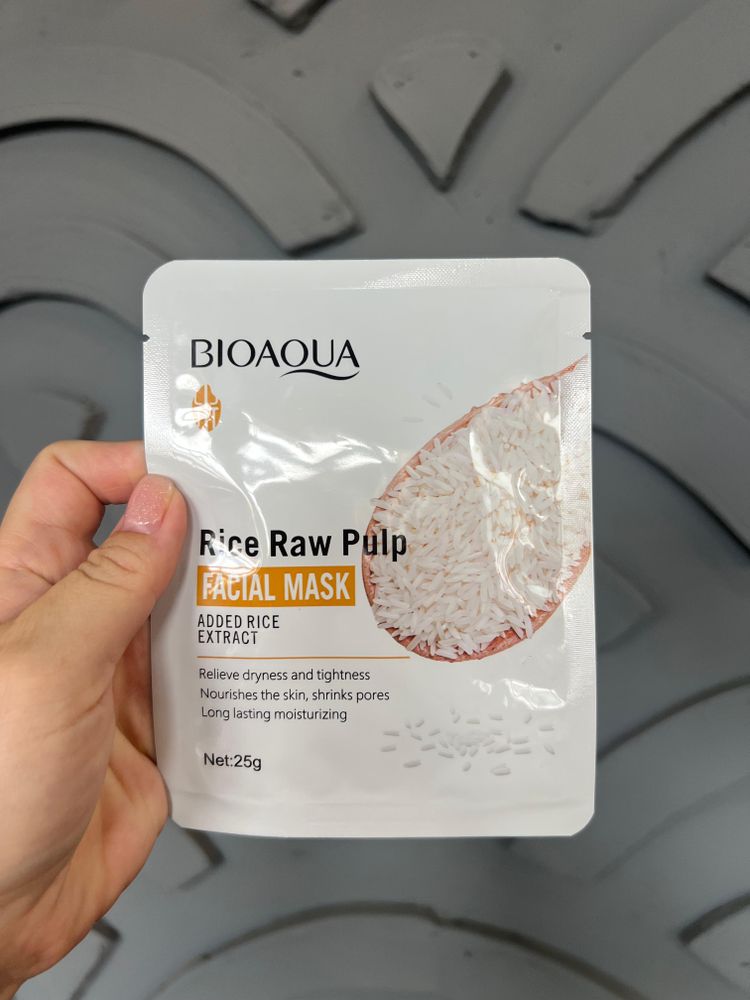 BIOAQUA Маска-салфетка для лица с экстрактом риса