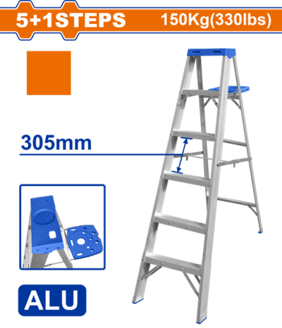 Односторонняя лестница (с лотком для инструментов)
