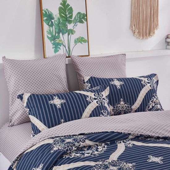 Полуторный комплект постельного белья Diva Afrodita, Арт.KB438, Сатин люкс, 70*70 см-2 шт.