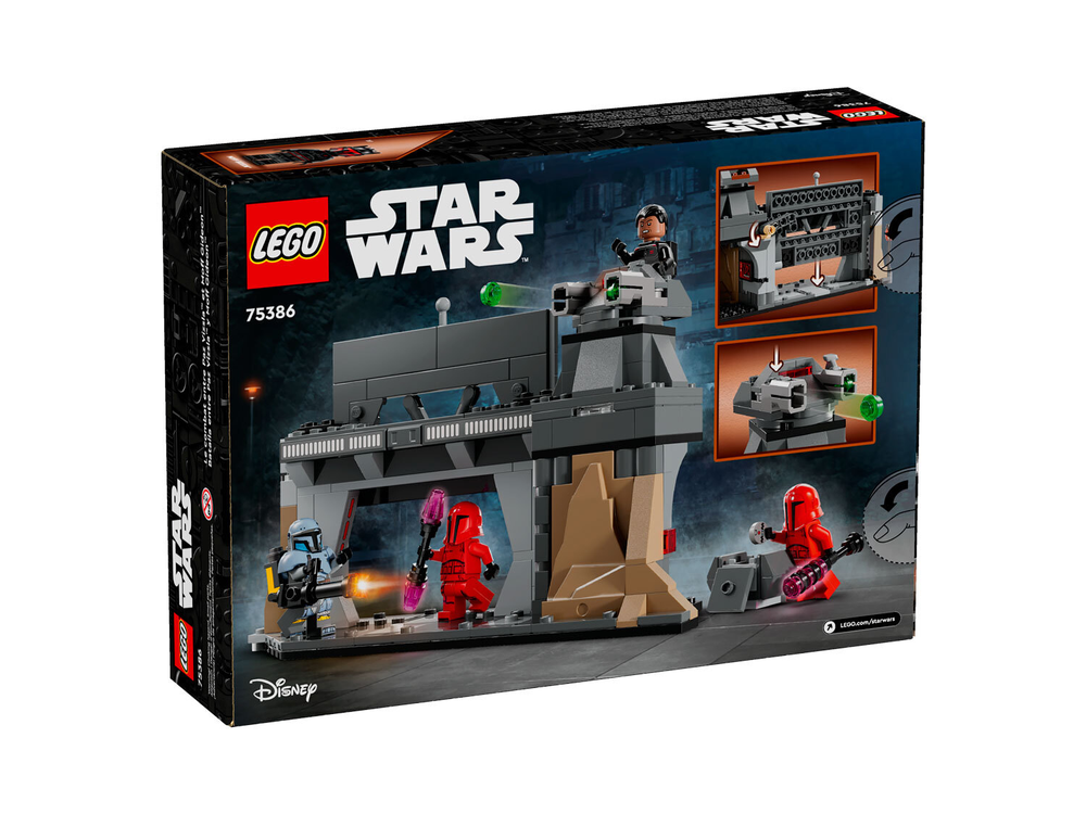 LEGO Star Wars 75386 «Битва Паз Визслы и Моффа Гидеона» — сцена Мандалориан