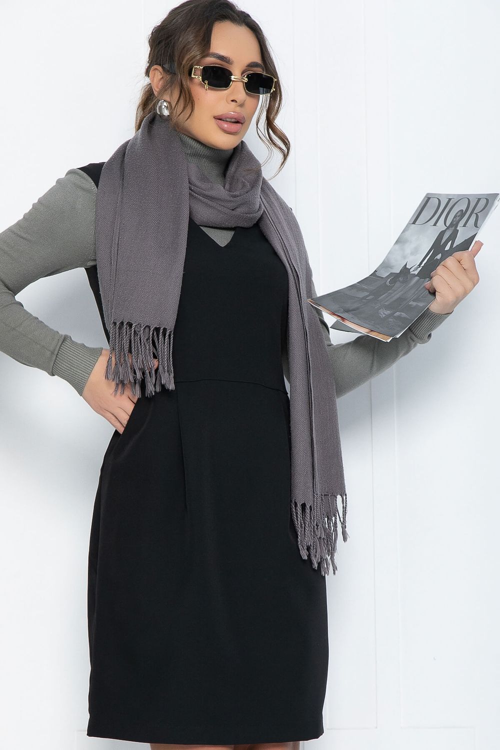 Платье Кембридж (черное) П12078 LT Collection