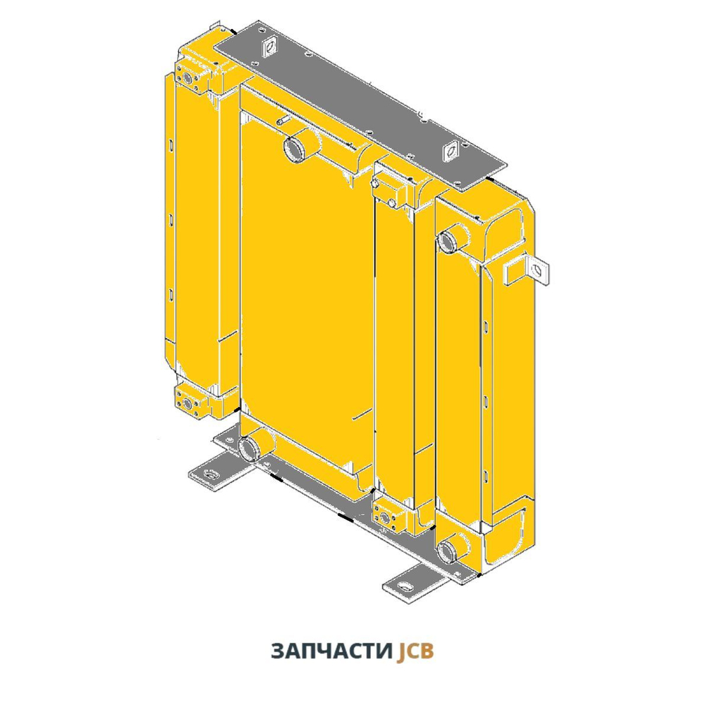 Радиатор охлаждения в сборе JCB 332/V5608, 332-V5608