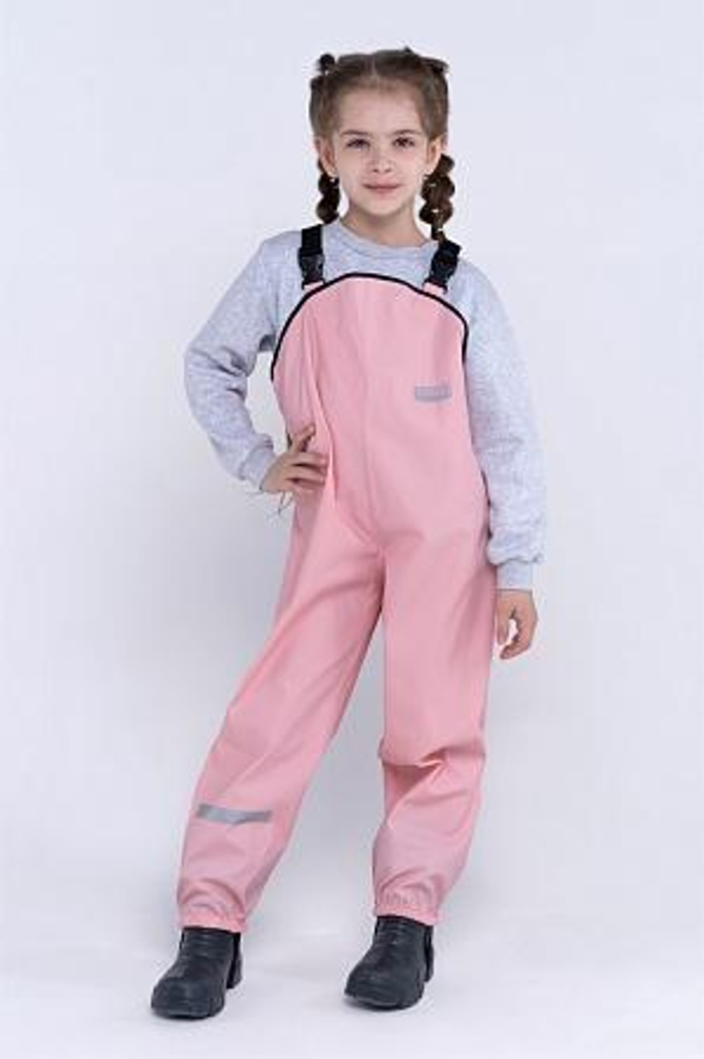 Полукомбинезон непромокайка р.122 светло-розовый (Smail)