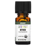 Aura Cacia, чистое эфирное масло, органическая мирра, 7,4 мл (0,25 жидк. унции)
