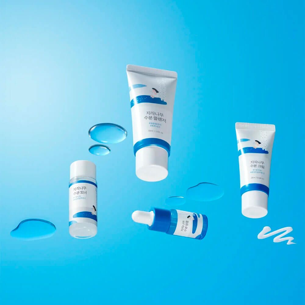 Travel-набор средств с берёзовым соком Round Lab Birch Juice Trial Kit