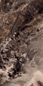 Керамогранит, Arcadia Ceramica, MONACO BROWN, 1200x600 мм, суперглянцевая