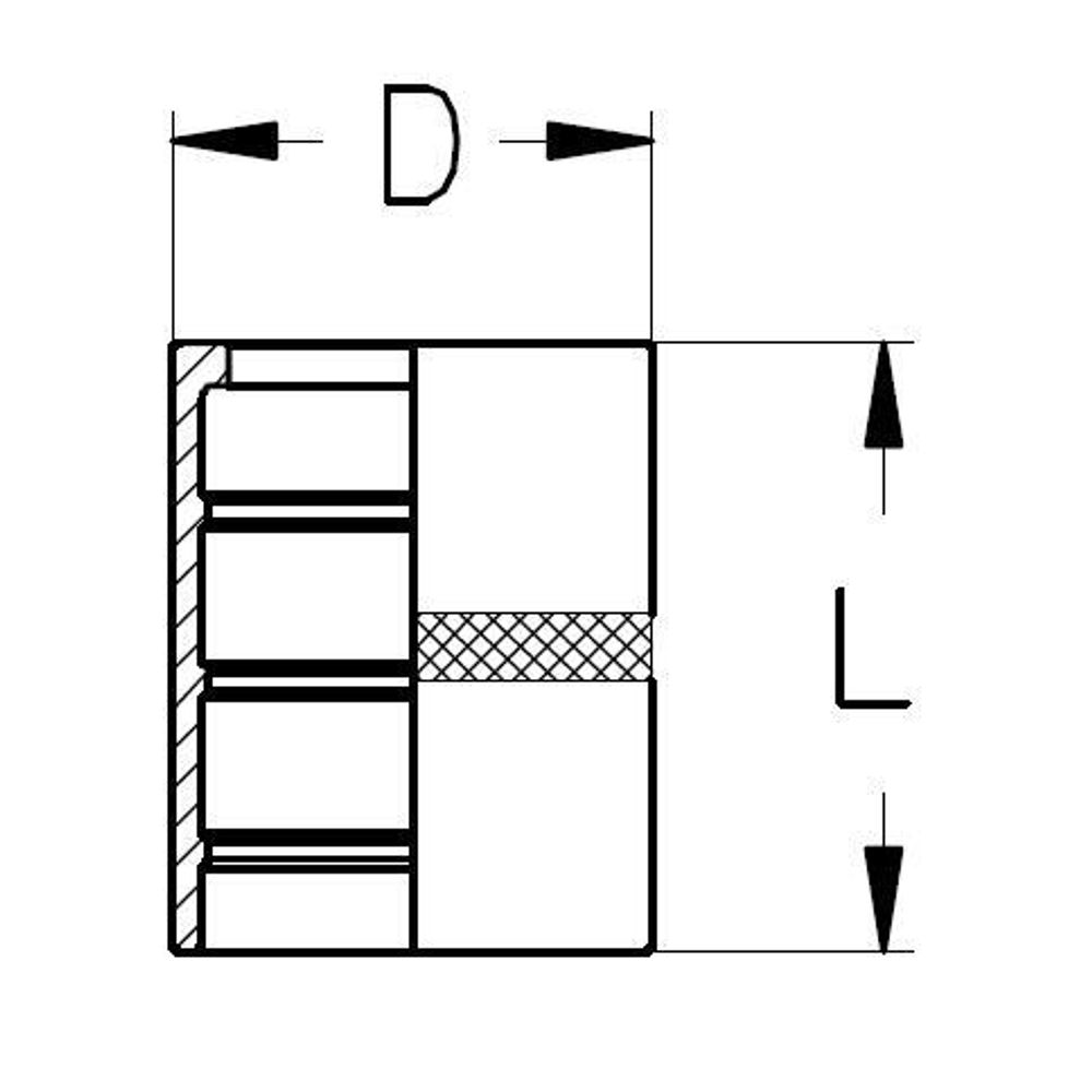 Муфта DN 05 R7/R8  (без зачистки)