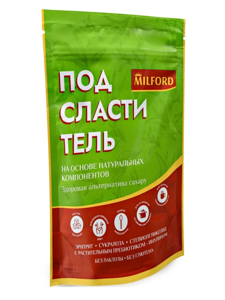 Сахарозаменитель MILFORD Эритрит-Сукралоза-Инулин 150 г