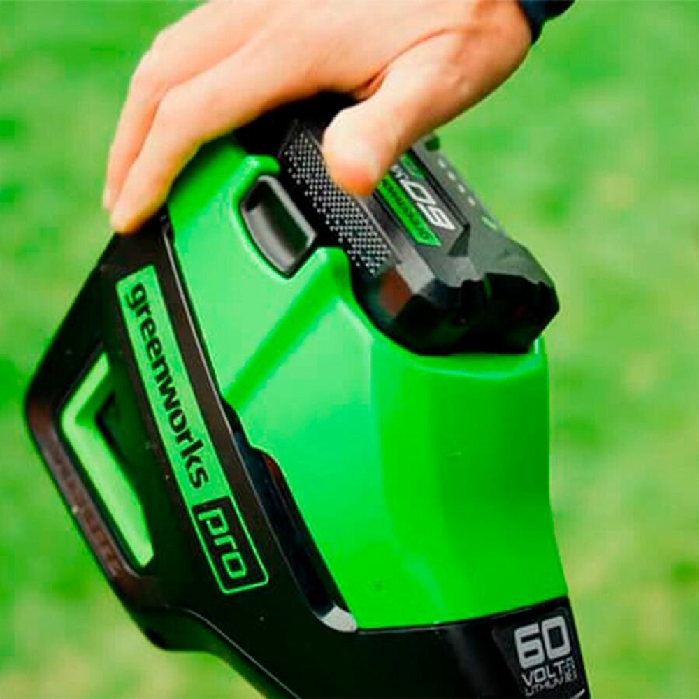Триммер аккумуляторный GREENWORKS GD60BCB 60В,40см,б/щ, с велосипедной ручкой,без АКБ и ЗУ (2108407)