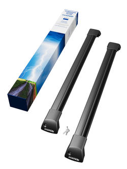 Багажник на рейлинги для Kia Ceed SW 2012-2018 M44-7004B ,черный