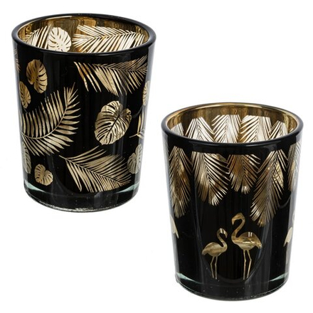 GAEM Подсвечник, L5,5 W5,5 H6,5 см, 2в.