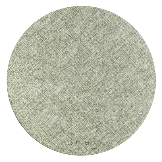 Набор из 4-х сервировочных салфеток leanera, D35 см, мятные