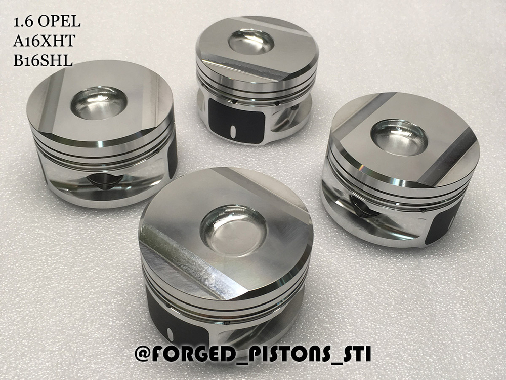 Поршни СТИ Opel 1.6l A16XHT, B16SHL под кольца 1,2/1,2/2,0