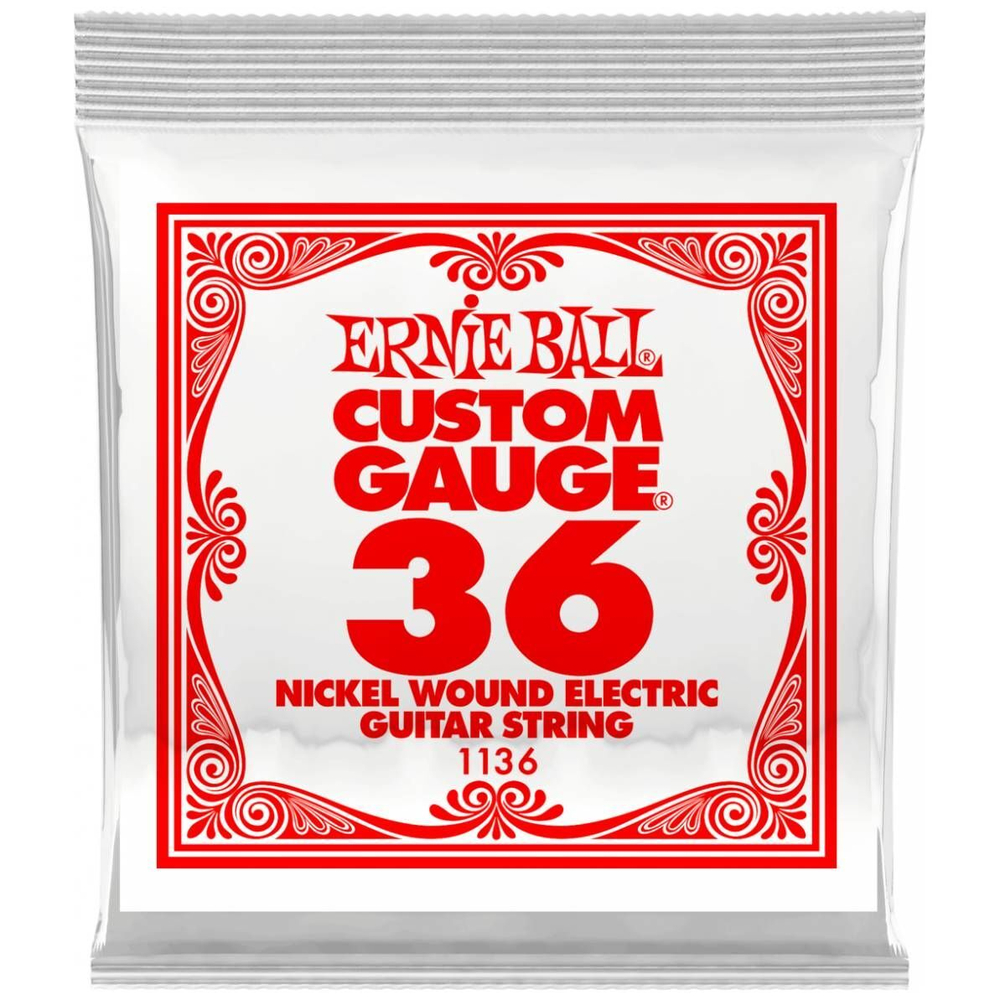ERNIE BALL 1136 Nickel Wound .036 - Струна одиночная для электрогитары